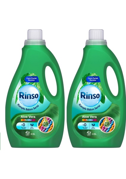 Sıvı Çamaşır Deterjanı Komple Bakım Serisi Aloe Vera Renkliler Için 2.5 L X2 fiyatları