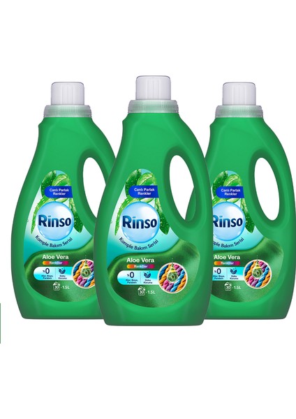 Sıvı Çamaşır Deterjanı Komple Bakım Serisi Aloe Vera Renkliler Için 1.5 L X3 fiyatları