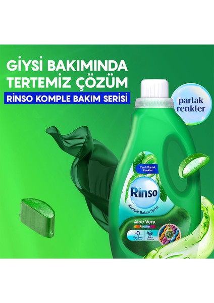 Sıvı Çamaşır Deterjanı Komple Bakım Serisi Aloe Vera Renkliler Için 1.5 L X3 modelleri