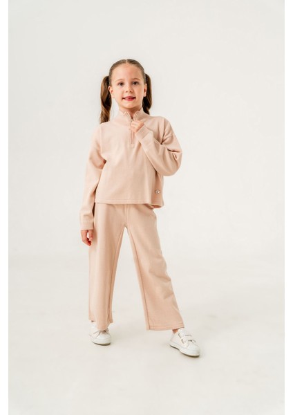 Kız Çocuk Örme Triko Takım