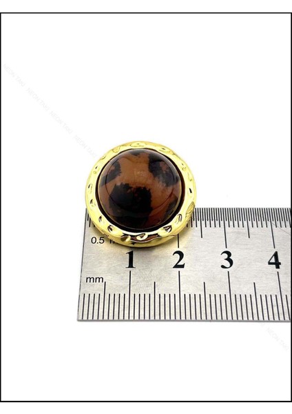 Leopar Desenli, Yuvarlak Model, Küpe 571, Kasa Altın Renk fırsatları