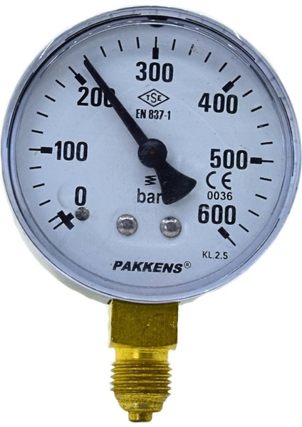 Manometre Q63 600 Bar Alt.ç.metal Kapak