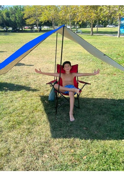 Kamp Araç Yan Tente Gölgelik Plaj Güneşlik Piknik Plaj Çadırı Çantalı