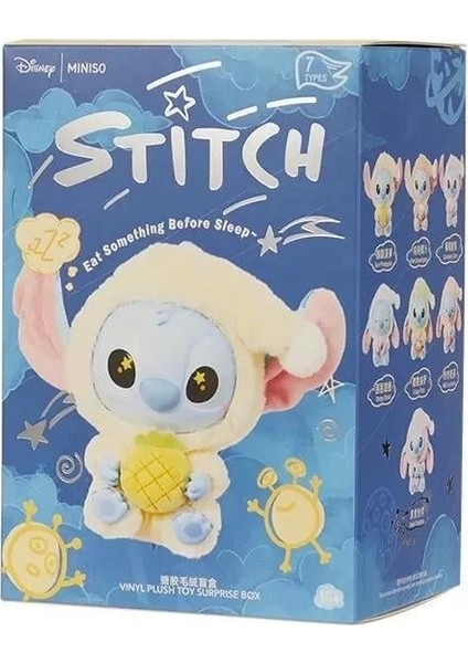 Miniso Stitch Eat Something Before Sleep V3 Yeni Nesil Sürpriz Labubu Peluş Oyuncak