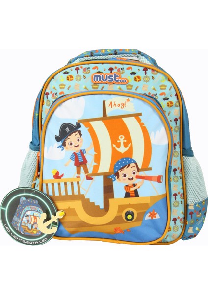585001 Mavi Korsan Gemisi Anaokulu Sırt Çantası-Mavi fiyatları