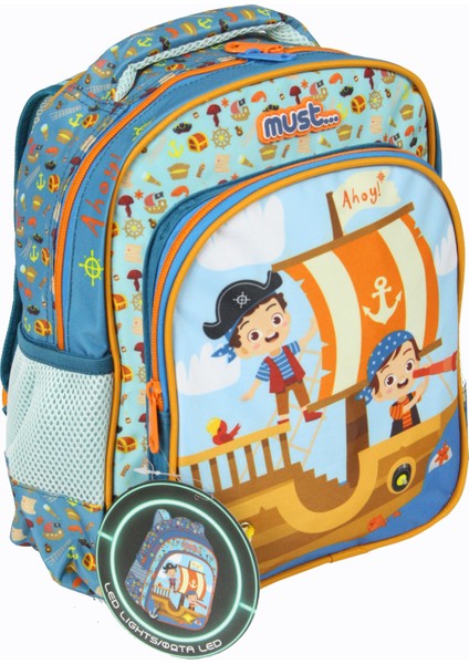 585001 Mavi Korsan Gemisi Anaokulu Sırt Çantası-Mavi modelleri