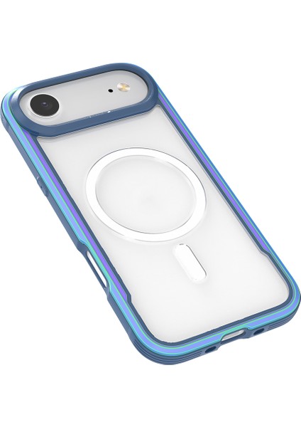 iPhone 17 Air Uyumlu Kılıf M-Safe Şarjlı Airbagli Raptic Shield Serisi Şeffaf Kapak Colorful fiyatları