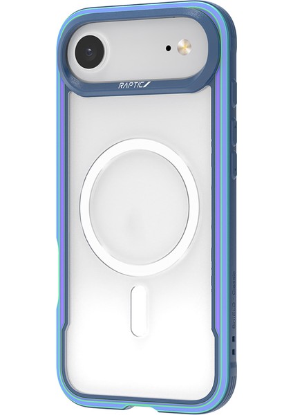 iPhone 17 Air Uyumlu Kılıf M-Safe Şarjlı Airbagli Raptic Shield Serisi Şeffaf Kapak Colorful fırsatları