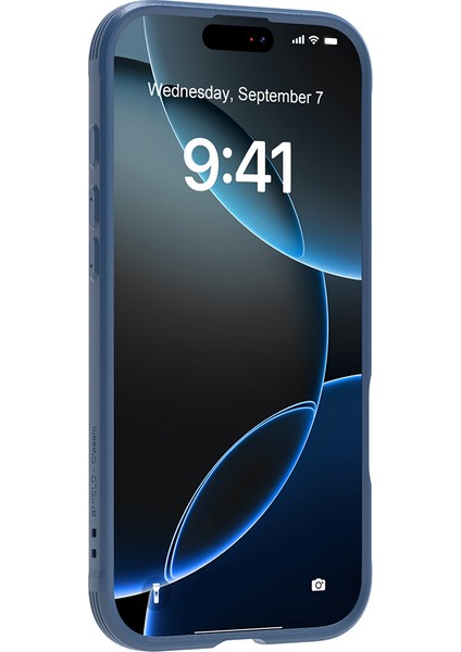 iPhone 17 Air Uyumlu Kılıf M-Safe Şarjlı Airbagli Raptic Shield Serisi Şeffaf Kapak Colorful