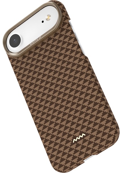iPhone 17 Air Uyumlu Kılıf M-Safe Şarj Özellikli Raptic Aramid Skin Origin Serisi Kapak Kahverengi fiyatları