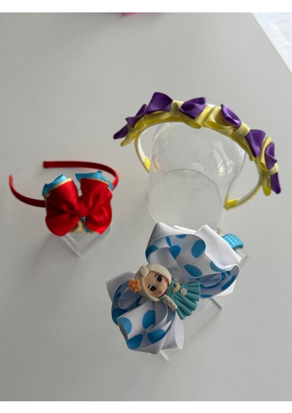 Kız Çocuk Saç Taçı 3'lü Set – Renkli, Şirin ve Rahat Modeller fırsatları