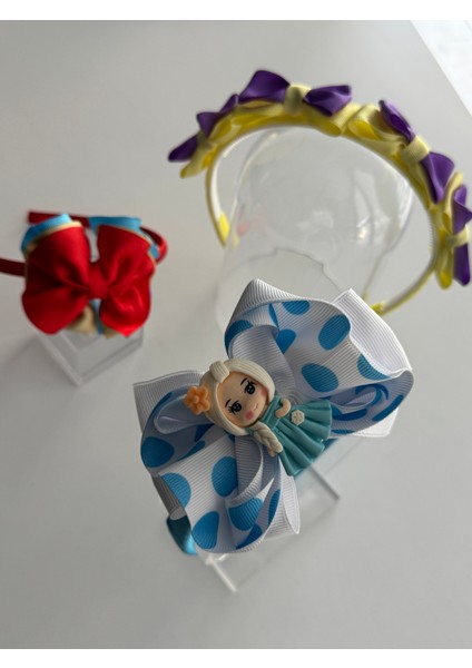 Kız Çocuk Saç Taçı 3'lü Set – Renkli, Şirin ve Rahat Modeller