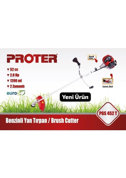 Pgs 452 T Benzinli Yan Tırpan