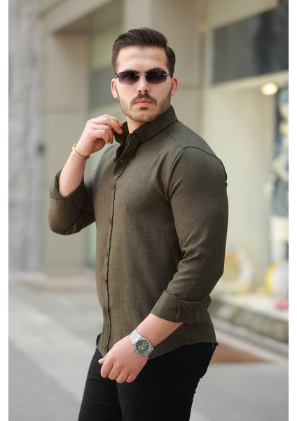 Erkek Uzun Kollu Gömlek