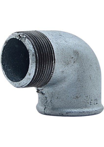 Dirsek 11/2" Kuyruklu Galvenizli