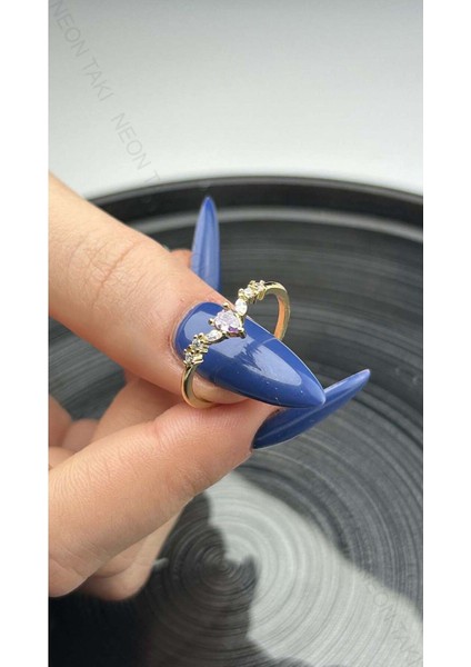 Zirkon Taşlı, Paslanmaz Çelik Yüzük 161, Altın Renk, Ayarlanabilir fiyatları