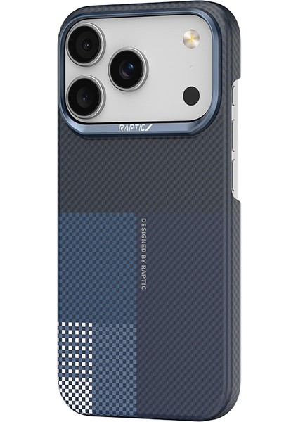 iPhone 17 Pro Uyumlu Kılıf M-Safe Şarj Özellikli Raptic Aramid Skin Transform Serisi Kapak Mavi fiyatları