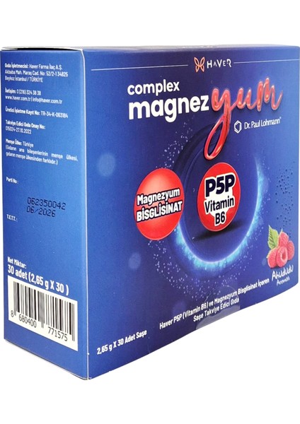 Complex Magnezyum Day 30 Saşe + Haver Complex Magnezyum Night 30 Saşe fiyatları