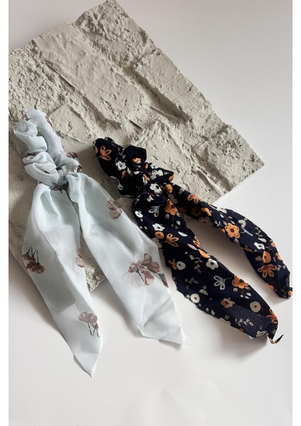 Fularlı Saç Tokası 2'li Paket modelleri