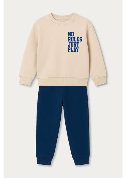 No Rules Baskılı Erkek Çocuk Takım 20407 fiyatları
