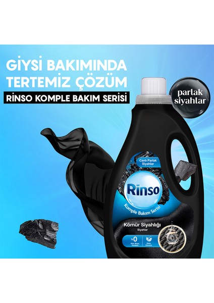 Sıvı Çamaşır Deterjanı Komple Bakım Serisi Kömür Siyahlığı Siyahlar 2.5 L X3 modelleri