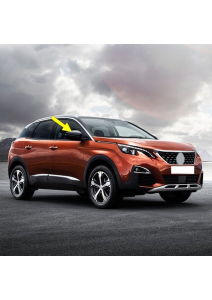 Peugeot 3008 2017-2020 Sağ Dış Dikiz Aynası Üst Kapağı