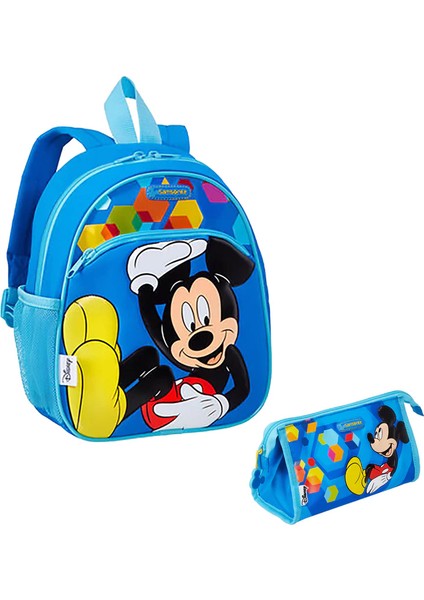 Disney Mickey Mouse Mavi Anaokulu Çantası Lisanslı Çocuk Okul Çantası