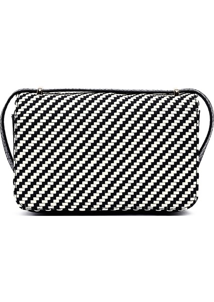 Kadın Siyah Uzun Askılı Baskılı Çapraz Çanta 25ABD243214 fırsatları