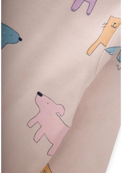 Desenli Mevsimlik Pijama Takım 1-7 Yaş Sand modelleri