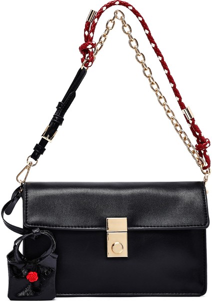 Kadın Siyah Uzun Askılı Çapraz Çanta 25ABD244018 modelleri