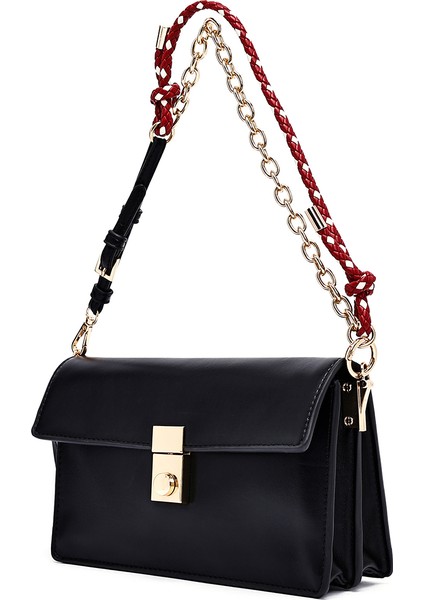 Kadın Siyah Uzun Askılı Çapraz Çanta 25ABD244018 indirimleri