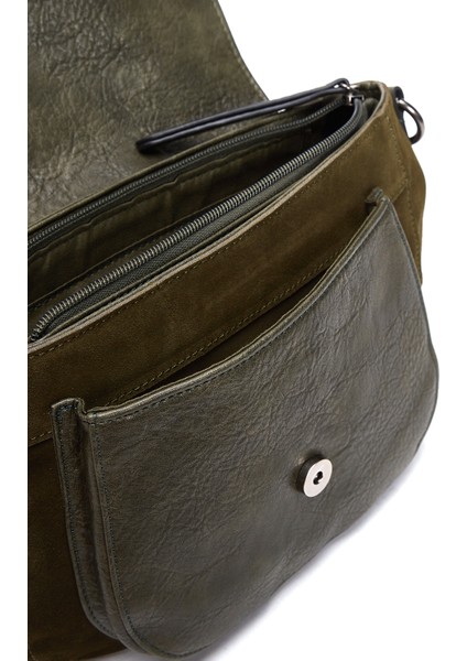 Kadın Yeşil Uzun Askılı Çapraz Çanta 25ABD241014