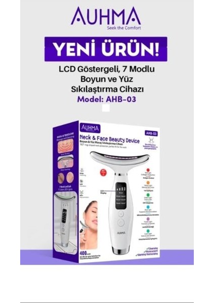 Boyun ve Yüz Masaj Cihazı Led Işıklı fiyatları