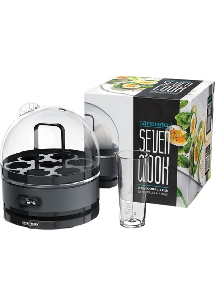 Sevencook 400W Yumurta Pişirici Paslanmaz Çelik 1-7 Yumurta