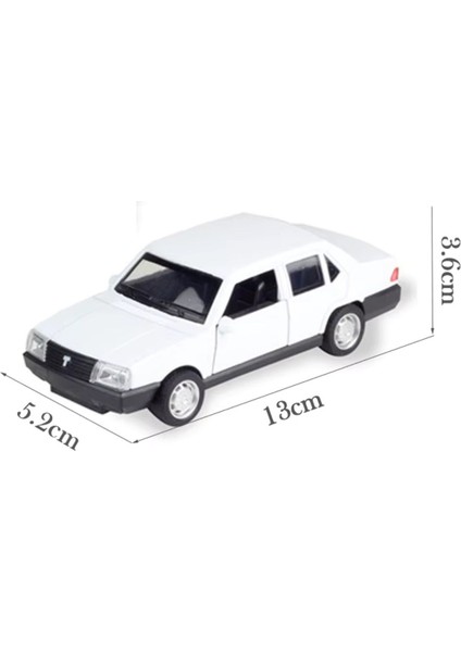 Tofaş Doğan Şahin Metal Çek Bırak Model Oyuncak Araba – Kapıları Açılır 13 cm Özel Seri Araba modelleri