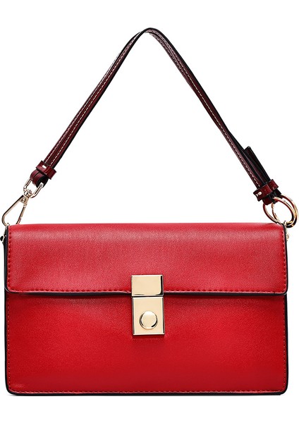 Kadın Kırmızı Uzun Askılı Çapraz Çanta 25ABD244018