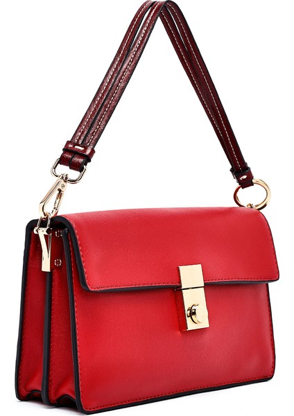 Kadın Kırmızı Uzun Askılı Çapraz Çanta 25ABD244018