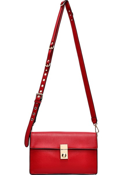 Kadın Kırmızı Uzun Askılı Çapraz Çanta 25ABD244018