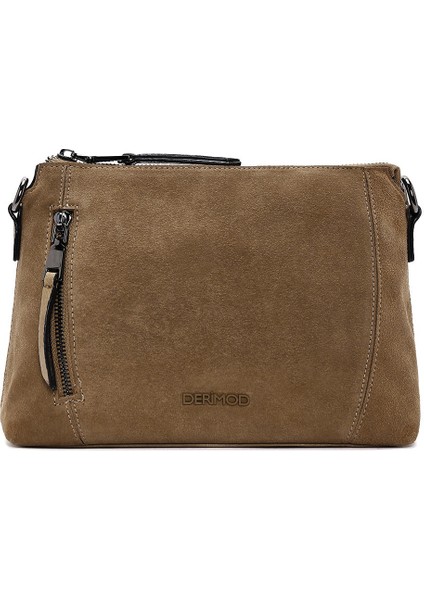 Kadın Camel Uzun Askılı Süet Çapraz Çanta 25ABD240410 modelleri