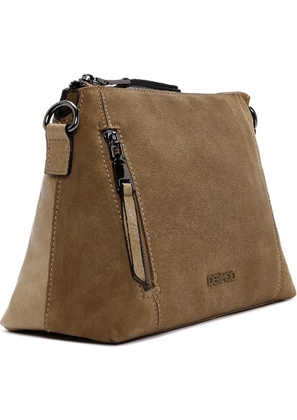 Kadın Camel Uzun Askılı Süet Çapraz Çanta 25ABD240410 indirimleri