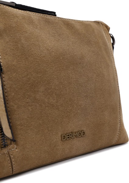 Kadın Camel Uzun Askılı Süet Çapraz Çanta 25ABD240410