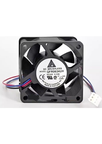 QFR0624UH ,60X25MM 24VDC 42-Cfm 3-Kablo Fan