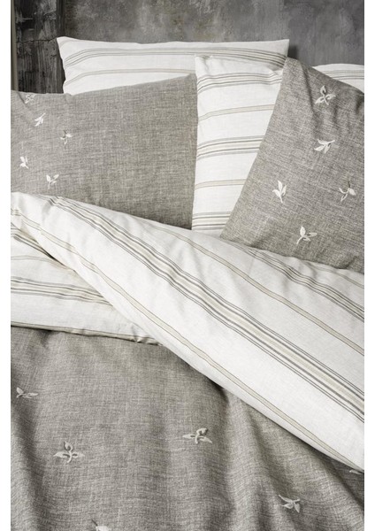 Klein Nakışlı Çift Kişilik Nev Takımı Moke Kahve fiyatları