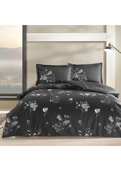Çift Kişilik Saten Nev Takımı Roxane Siyah