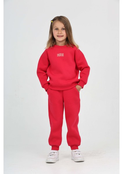 Kız Çocuk Creatıve Nakışlı Eşofman Takım fırsatları