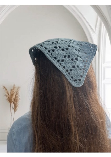 El Örgüsü Saç Bandana modelleri