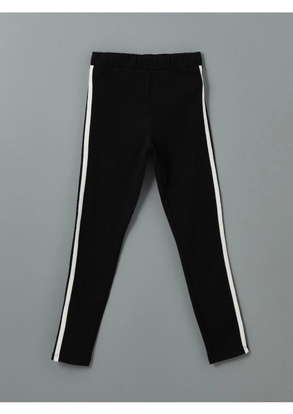 Lcw Kids Ekru Bisiklet Yaka Kız Çocuk Tişört ve Tayt modelleri