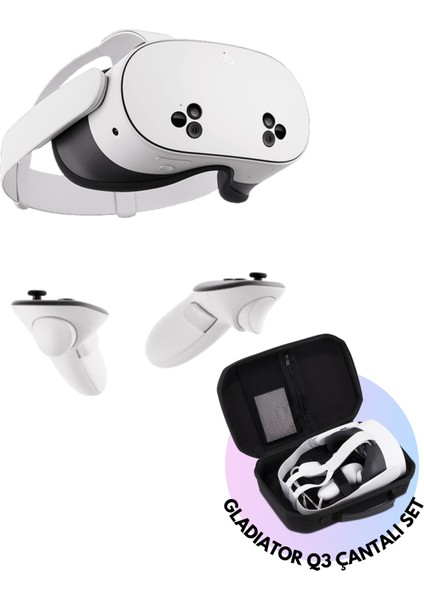 Quest 3s Vr Gözlük + Gladiator Q3 Taşıma Çantası fırsatları