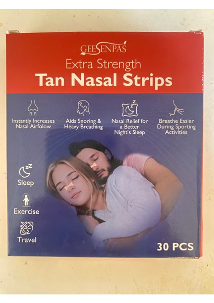 Extra Güçlü Nefes Burun Bandı – 3 Destekli (30 Adet) modelleri