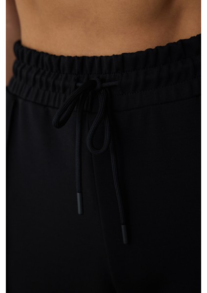 Siyah Silky Feel Normal Bel Jogger modelleri